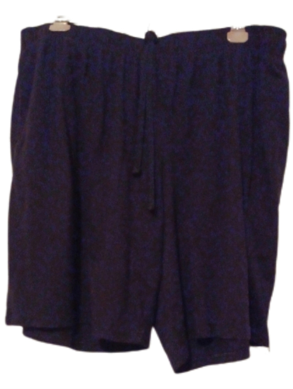 -- Men's Athletic Works Black Elastic Waist Shorts Size XLarge Casual